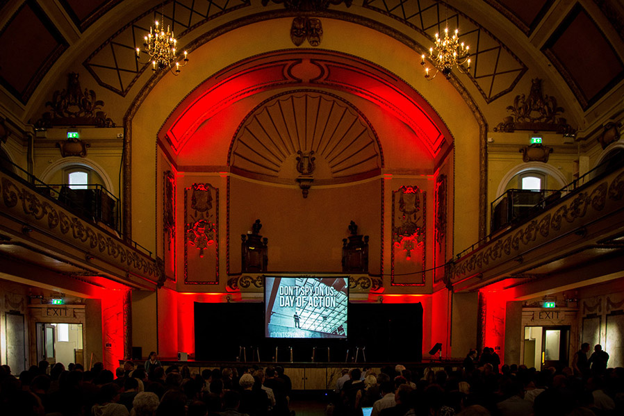 Don’t Spy On Us: Day of Action, Shoreditch Town Hall, June 7